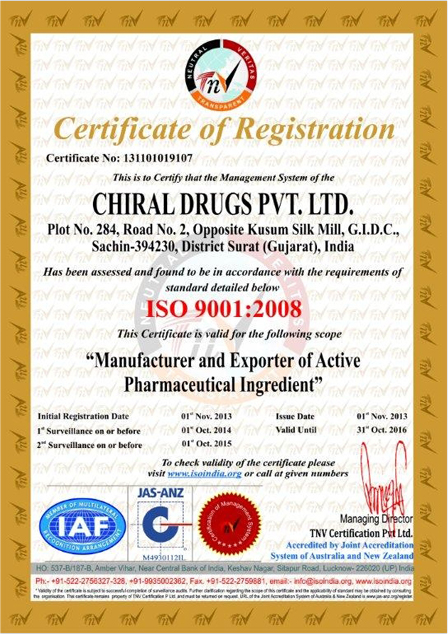 iso certificate